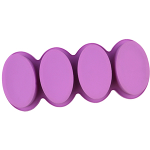 1317 Usine Échantillon Gratuit <span class=keywords><strong>Moule</strong></span> en Silicone à 4 Cavités de Forme Ovale, pour Gâteau, Savon, Bonbons, Bougies et Motifs Religieux - Product Image 4