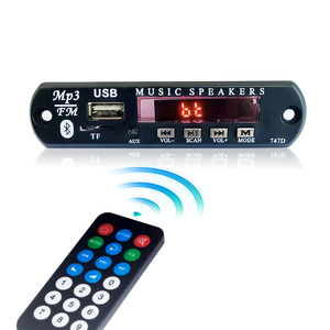 Placa decodificadora DE REPRODUCTOR DE MP3 para coche de 12V con <span class=keywords><strong>Bluetooth</strong></span> 5,3, Radio TF, módulo de grabación USB, pantalla a Color, función de Radio FM de Audio - Product Image 1