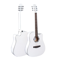 Gitar Akustik E41-DDL Logo Kustom Berkualitas Tinggi Mengkilap 41 Inci dari Kayu Basswood Instrumen Senar