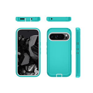 2-in-1 Pc vành đai Clip Bao Da Thiết bị di động trường hợp điện thoại cho Google Pixel 9 Pro XL với khung chống sốc bảo vệ Bìa - Product Image 1
