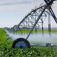 Système d'irrigation à aspiration latérale économique 2026 avec boîte de vitesses, télécommande, robuste, durable, automatisé, pour équipement agricole à grande échelle