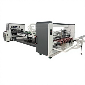 2300 2600 2800 Intelligent Corrugated <b>Box</b> <b>Folder</b> Gluing Machine Automatic Carton Paste Gluer Machine - Product Image 1