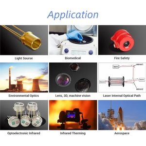 Tùy chỉnh độ chính xác cao quang li Lithium Fluoride ống kính meniscus cho thiết bị tia cực tím quang học - Product Image 3