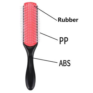 <strong>Hair</strong> Brush Denman Brush <strong>Comb</strong> 9rows <strong>Rubber</strong> Pad - Product Image 4