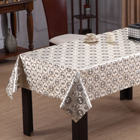 Nappe en PVC métallique dorée à motifs floraux RNPT, avec support tissé, résistante à l'huile et à la chaleur, pour table de banquet