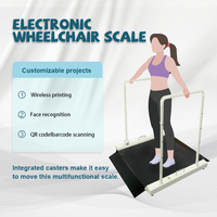 Balance électronique médicale en acier pour fauteuil roulant avec écran LCD, accès par rampe, support OEM