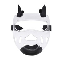ANTMAX Casque de protection transparent détachable à visière souple pour Taekwondo et Karaté, protège-visage pour enfants et adultes