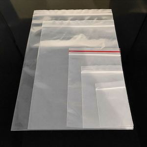 Eco Friendly Custom Logo Clear <b>Small</b> Zipper Bags Plastic Bag Ziplock Zip Lock Bag for Food Storage - Product Image 1