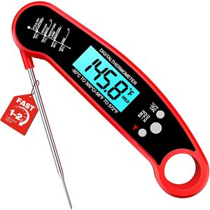Termometro Digitale per Carne a Lettura Istantanea con Foro <span class=keywords><strong>e</strong></span> Attacco Magnetico per Grigliate, BBQ, Friggitrice ad Aria, Affumicatore, Preparazione Dolci - Product Image 1
