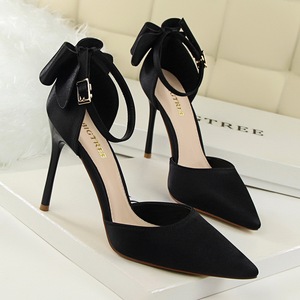 Pompe Tacchi Alti Tacco Da Sposa <span class=keywords><strong>scarpe</strong></span> Sexy Del Partito Per Le Donne della farfalla-nodo <span class=keywords><strong>Scarpe</strong></span> Sandali - Product Image 3