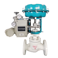 ZJHP vanne pneumatique diaphragme siège unique vapeur d'eau huile chaude contrôle proportionnel 4-20mA régulateur de pression de débit