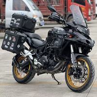 Moto d'occasion à essence Benelli TRK 502X ADV, moteur bicylindre 500cc, réservoir 20L, ABS double canal