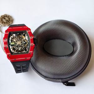 2026 Hot Selling RM35-02 Men's Automatic Skeleton Watch Carbon Fiber Tonneau Luxury Sport Wristwatch OEM - Product Image 2