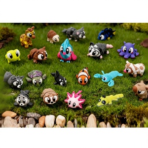 2026 Gzyuyou 3D Printed Animal Models Cute Critter Articulated Activity Figures Kids <b>Toys</b> Family Desktop Decorations - Product Image 3