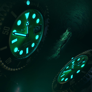 Reloj Mecánico de Lujo para Hombre MIGE, de Acero Inoxidable 316L, Clásico, de Negocios, Automático, 42MM, Esfera Verde, Cristal de Zafiro, 5ATM, para Buceo - Product Image 3