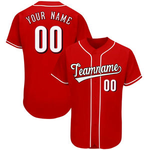 Atacado Personalizado Dos Homens Crianças Uniforme De Beisebol Sublimated Camisas De Beisebol Respirável Plus Size Adulto & Juventude Softball Wear - Product Image 5