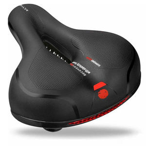 2026新款公路自行车鞍座山地车坐垫碳钢男士皮革钢壳包装自行车鞍座坐垫 - Product Image 1