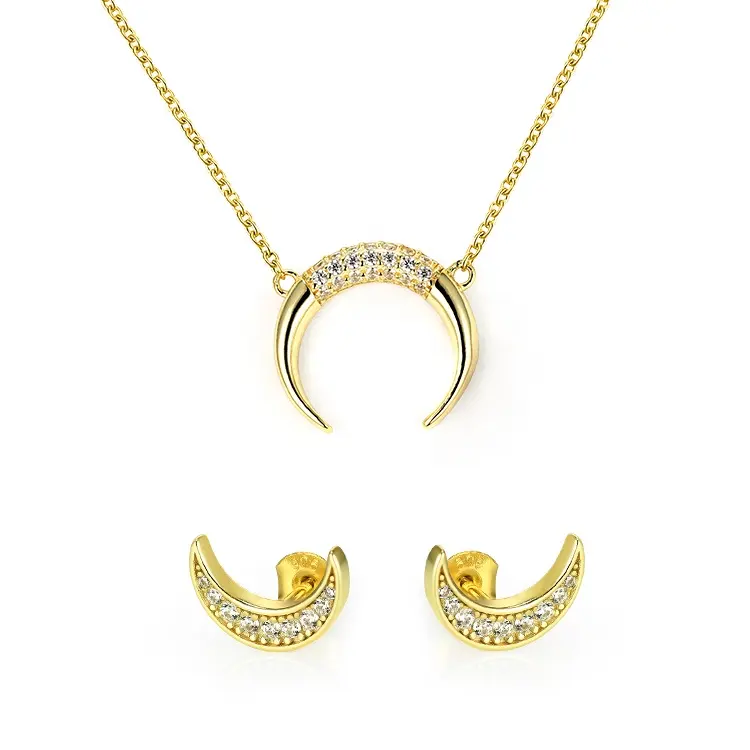 Alta qualidade novo design jóias, atacado 925 prata esterlina anel colar brincos conjunto de jóias para mulheres
