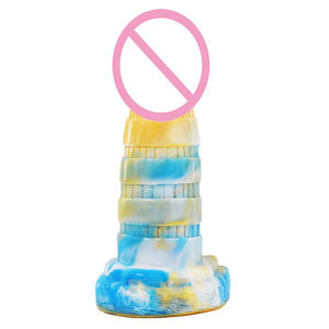 Dildo de Silicona Grande y Colorido para Mujeres, Resistente al Agua, Juguete Erótico para Parejas, Masajes y Masturbación - Product Image 1