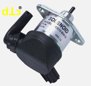 Pièces de moteur de machines de construction électrovanne d'arrêt de carburant 1C010-6001-4 pour Kubota M9000 - Product Image 2