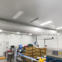 Ventilateurs de connexions flexibles en tissu polyester du fournisseur Buding Wuzhong pour tuyau de ventilation et conduit d'air dans les gymnases