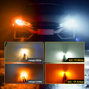 Luz LED Profesional 7443 7444na con Función de Cambio de Color, 28W, Ventilador, Doble Color Blanco Ámbar, Luz Diurna DRL, Direccional Intermitente - Product Image 4