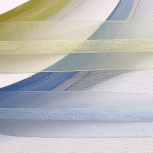 Ruban en organza <span class=keywords><strong>double</strong></span> face écologique de 2,5 cm * 100 yards, ruban à bordure en <span class=keywords><strong>gaze</strong></span>, ruban pour cheveux, décoration de boîte cadeau, ruban pour fleurs - Product Image 3