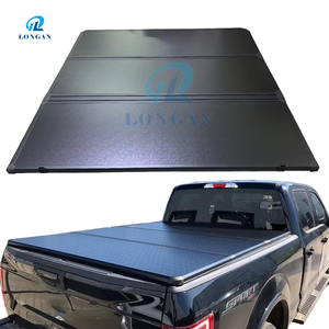 Couverture souple de tonneau de lit de <span class=keywords><strong>camion</strong></span> à trois volets compatible avec 2015 <span class=keywords><strong>2023</strong></span> Chevy Colorado GMC <span class=keywords><strong>Canyon</strong></span> avec lit de 5 pieds - Product Image 6