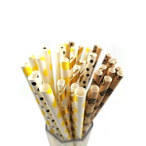 Biodegradable 12mm paper straws 4 layers cardboard jumbo paper straws