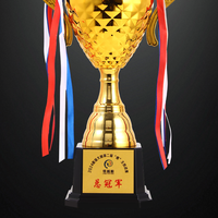 Trophée en métal JZ personnalisé de grande taille vente en gros trophée Souvenir Basketball Football Sports Trophées pour événement de compétition