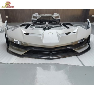 ชุดแต่งตัวถังรถยนต์คาร์บอนไฟเบอร์แบบแห้ง SVJ Style Prepreg พร้อมกันชน ฝากระโปรงหน้า สปอยเลอร์หลัง สำหรับรถยนต์แลมโบ กูร์ดิโอ รุ่น Aventador LP700 ปี 2011-2015 - Product Image 2