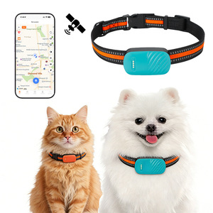 ปลอกคอติดตามสัตว์เลี้ยงด้วย GPS 4G รองรับทุกเครือข่าย กันน้ำ ติดตามแบบเรียลไทม์ สำหรับสุนัขและแมว - Product Image 1