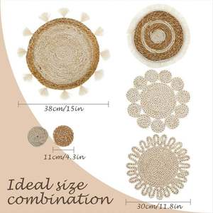 Cestini appesi in tessuto decorazione murale bambino grandi decorazioni Decorative per interni in stile conchiglia in Pakistan - Product Image 5