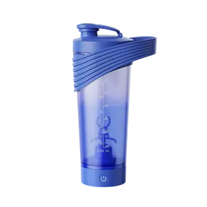 Batterie Kunststoff Protein Shaker für Vortex Mixer, USB wiederauf ladbare elektrische Shaker Flasche
