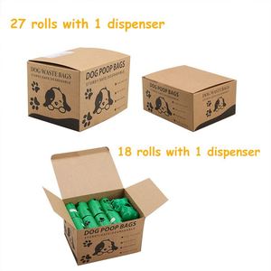 Sacs à déjections canines épaissis biodégradables et écologiques en plastique pour animaux de compagnie, vente en gros - Product Image 2
