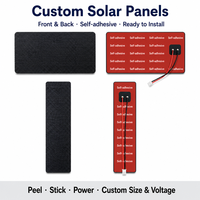 Panneau solaire SMT à faible consommation d'énergie 0,15W 1W 6V 0,5V haute efficacité pour capteur de présence de bureau et capteur de lumière du jour