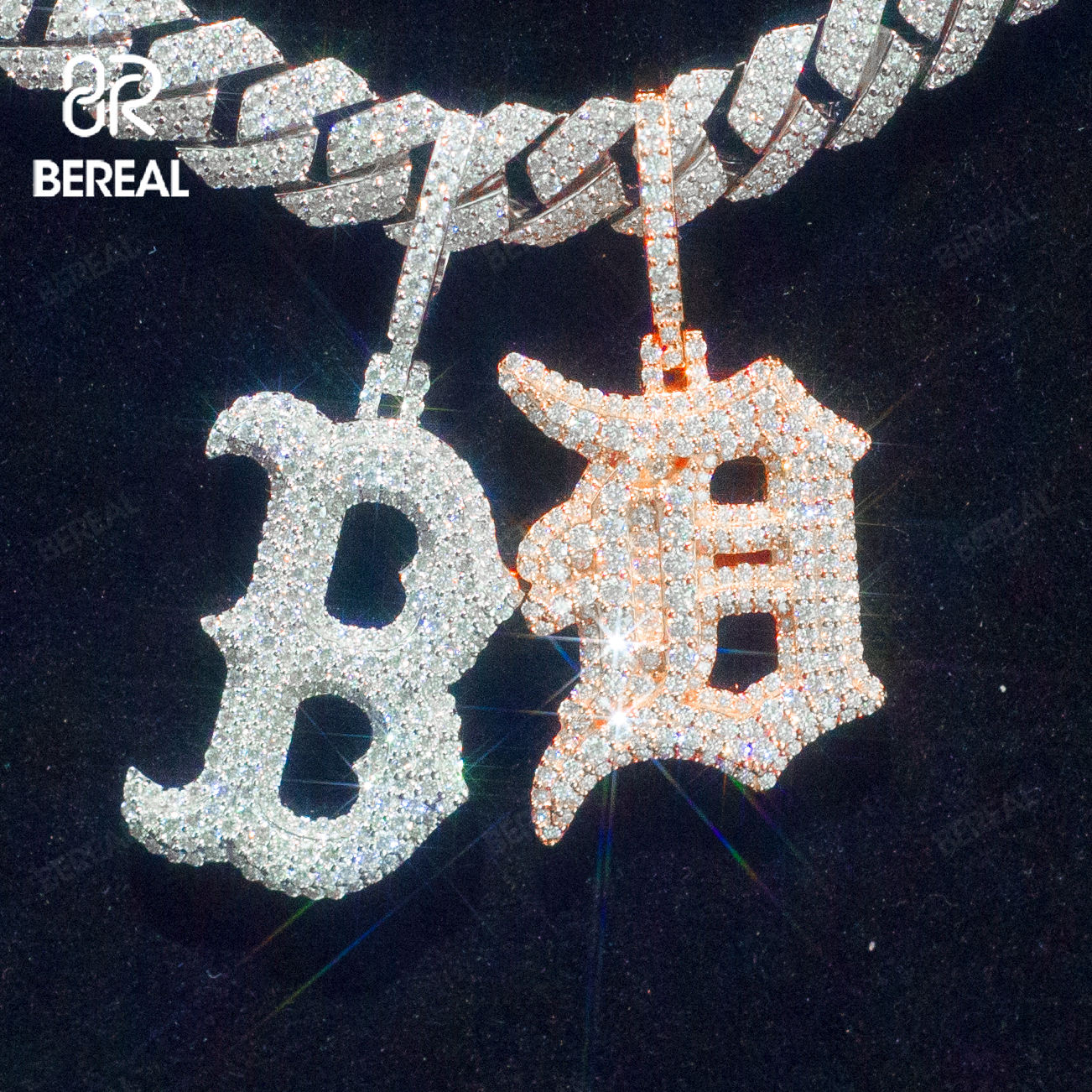 1.5Inches Silver+Moissanite