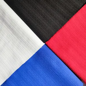Alta Qualidade Respirável Preto Cor Vermelho Blue Star Stripe Algodão Poliéster Taekwondo Uniforme tecidos