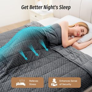 Couverture lestée douce Minky Dot, couverture lourde personnalisée rafraîchissante avec des billes <span class=keywords><strong>de</strong></span> <span class=keywords><strong>verre</strong></span>, épaisse, respirante, douce, pour un sommeil réparateur - Product Image 5