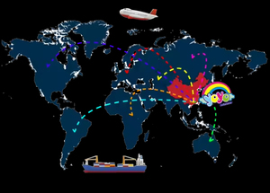 Structure gonflable à thème océanique Coral Accents de 19 pieds avec toboggan sec, en PVC de qualité commerciale, pour les sorties familiales - Product Image 5