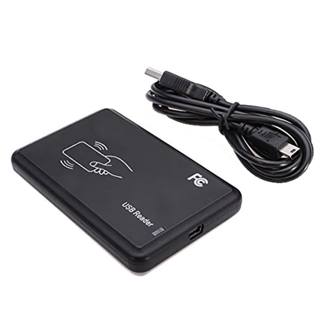 125KHz 13.56MHz USB Desktop RFID Proximity Card Reader Low Cost