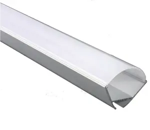 热销3m 45度角挤压角，带连接器三角形铝LED型材，用于led条形灯