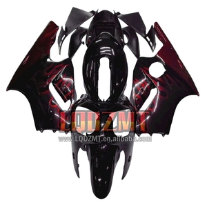 Inyección para <span class=keywords><strong>KAWASAKI</strong></span> NINJA <span class=keywords><strong>ZX</strong></span> 1200 12R 1200CC ZX1200 CC <span class=keywords><strong>ZX</strong></span> 12 <span class=keywords><strong>R</strong></span> 58LQ.<span class=keywords><strong>4</strong></span> Llamas rojas de 2000 2001 ZX12R 00 01 OEM Carenado - Product Image 1