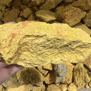 Materia Prima Natural, Espécimen Mineral de Realgar Amarillo, <span class=keywords><strong>Piedra</strong></span> en Bruto, <span class=keywords><strong>Azufre</strong></span> Nativo, Orpiment en Venta - Product Image 5