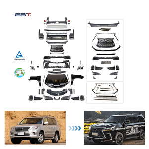 GBT LX570 Kit de conversión Actualización de luz de parachoques de faro para 2008-2015 A <span class=keywords><strong>2016</strong></span> <span class=keywords><strong>Lexus</strong></span> LX570 Black Edition <span class=keywords><strong>Lexus</strong></span> <span class=keywords><strong>570</strong></span> Kit de carrocería - Product Image 1