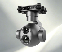 Caméra thermique double lumière Skydroid C12 Pro 3 avec nacelle, zoom 4K 30X, sortie Ethernet pour inspection industrielle par drone
