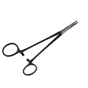 Pinza Hemostática Quirúrgica Manual de Acero Inoxidable de 14/16/18 cm, Portaagujas Médico-Dental, Recta/Curva, Herramienta Quirúrgica con Certificación CE - Product Image 5