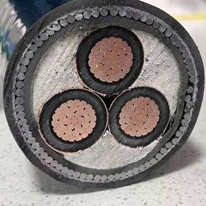 3.6/6KV điện áp trung bình 3C 3 lõi yjv32 3*185 3x185mm2 xlpe SWA bọc thép ngầm MV cáp điện - Product Image 1