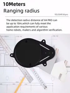 <span class=keywords><strong>2</strong></span> uds EAI YDLIDAR X4 Pro LIDAR escáner de Radar láser MÓDULO DE <span class=keywords><strong>Sensor</strong></span> de rango 10 metros frecuencia de rango EAI Pro para ROS - Product Image 6