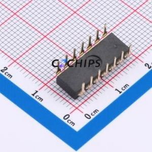 DP-07PT DIP Switch Through hole Component (THT),P=2.54mm Switch Flat Toggle, Raised Type Single Pole Single Throw 7 2.54mm - Product Image 2